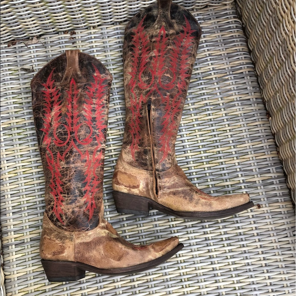 Old Gringo Mayra Camo Boots 9 Cowboy Western NEW - Picture 8 of 16